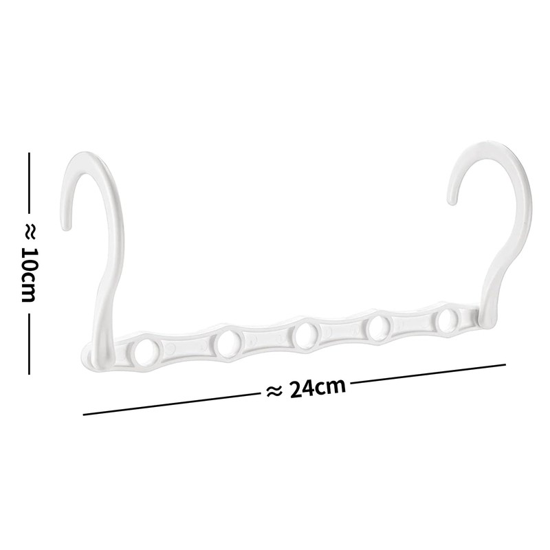 PAVIKE Multi-functional Clothes Hangers (Set of 4), Folding Clothes Hangers,