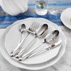 KEAWELL Premium Astra Flatware Set, 45-Piece Silverware Set for 8,