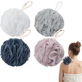 Piezas Esponja Baño Multicolor Limpieza Corporal Material Suave Duradero Adecuado Exfoliación Profunda Hombres Mujeres Durante Colores