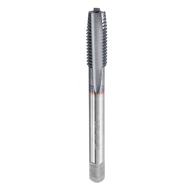 sourcing map M8x1.25 Metric Thread Tap 6542 Cobalt High-Speed Steel TiCN Coated Plug Tap Right Hand Straight Flutes Screw Threading Hand Tap
