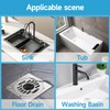 VIVIDLY VIVIDLY 50 Pack Disposable Shower Drain Cover Hair Catcher