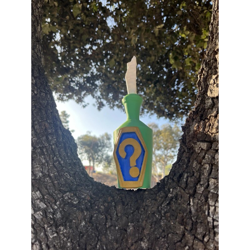 Sly Cooper Clue Bottle Replica Prop Collectible - 9 in.