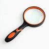 Double color large magnifying glass handy 2.5x magnification magnifying glass