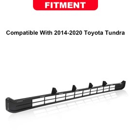 G-PLUS Front Bumper Grille Compatible with 2014-2021 Toyota Tundra Bumper Lower Grille Insert 531120C020 TO1036147