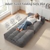 HABUTWAY Folding Sofa Bed,3-in-1 Convertible Sleeper Chair Bed w/Pillow