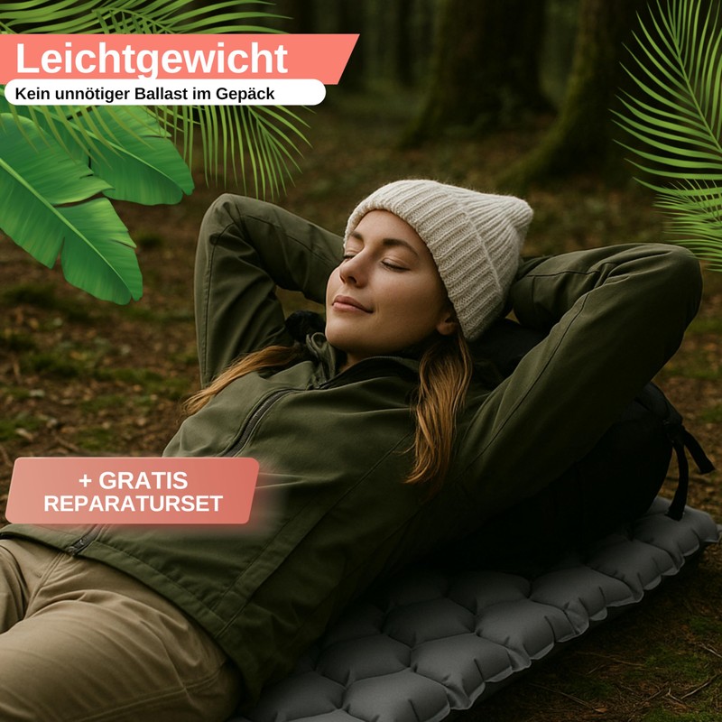 Backpacker's Journey Sleeping Mat - Ultralight Air Mattress with Small