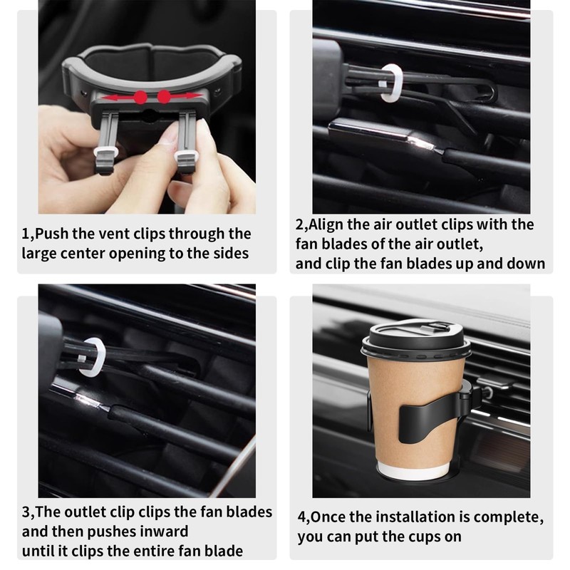 VBGURR Car Cup Holder, Adjustable Cup Holder, Universal Car Drink
