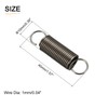 DTGN 1x10x40mm(WxODxL) Extension Spring - 5Pack - Good for Home
