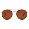 Pro Acme Double Bridge Round Polarized Sunglasses for Women Men