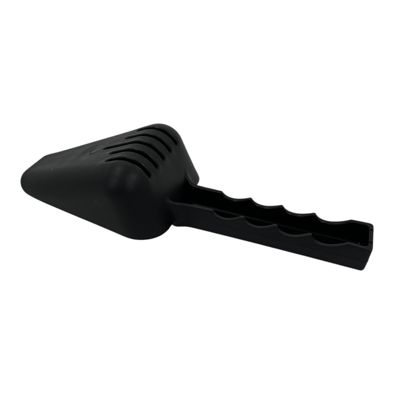 Slotted Ice Scoop 10 oz, Black Plastic, Plastic Scoop, Ice