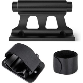 CXWXC Bicycle Front Fork Stand Quick Release, Compatible with 0.5/0.6 inch (12 mm/15 mm) Thru Axle for Car and Indoor Storage (Roof Carrier (Quick Release/Thru Axle Compatible) (Black))