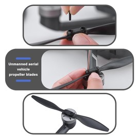 eMagTech 4Pcs Propeller Blade Replacement Compatible with Holy Stone 720/720E Drones Plastic Drone Folding Propeller Blades with 8X Screws & 1x Screwdriver