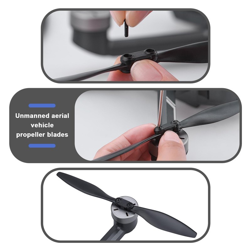 eMagTech 4Pcs Propeller Blade Replacement Compatible with Holy Stone 720/720E