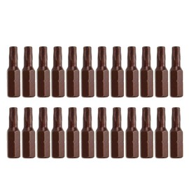 Rannb T25 5 Points Star Torx Screwdriver Bit Set Magnetic Torx Head Screw Driver Bits 1/4" Hex Shank -24pcs