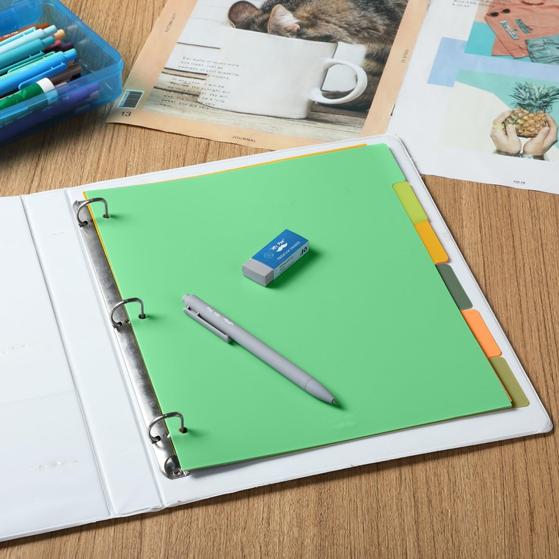 Mr. Pen- 3 Ring Binder Dividers with Tabs, 2 Sets,