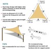 Shade&Beyond Custom Sun Shade Sail PPT007 8'x8'x8' Triangle Sail Shade