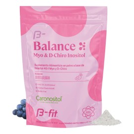 B-fit Balance Myo Y D-chiro Inositol + Nac 450g 90 Porciones Sabor Berries