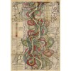 ArtWallz 1944 Harold Fisk Map Sheet 9- Mississippi Ancient River