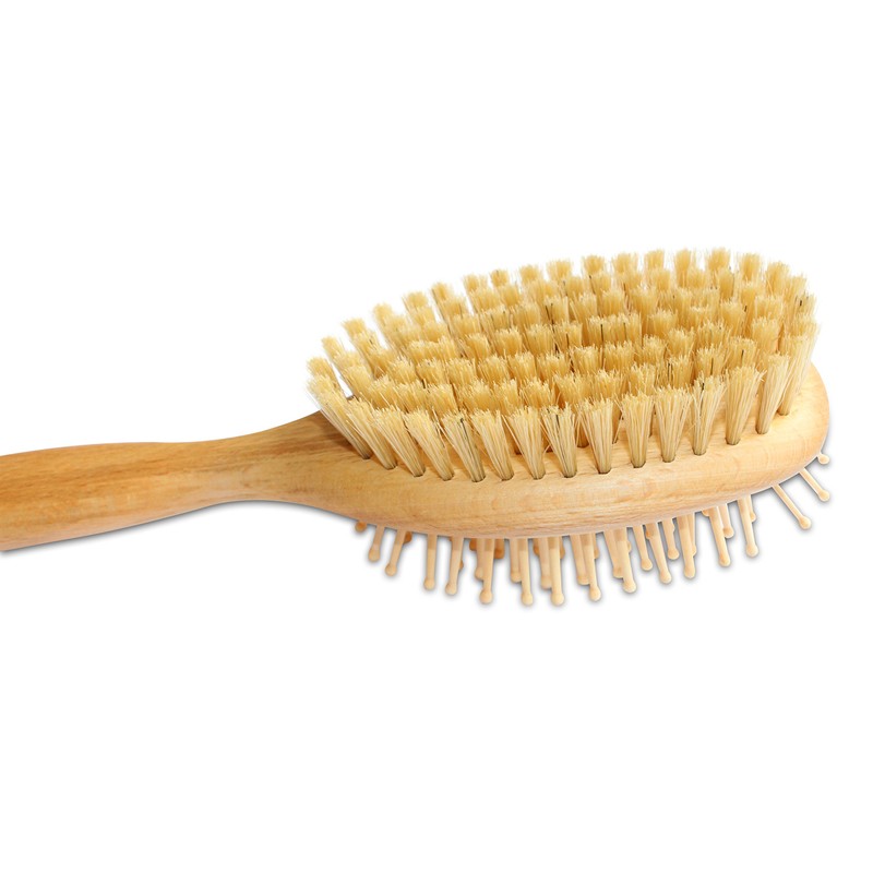 Mars Professional Wood Pin and Bristle Brush for Horses, Mane