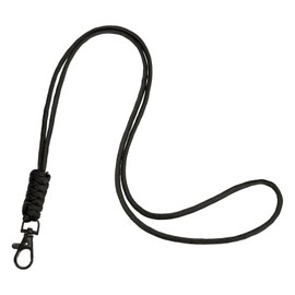 M METERXITY Neck Lanyard for ID Badge, Adjustable Keychain Long Key Neck Strap for Men and Women, Black