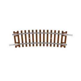 Hornby TT8020 TT Gauge Half Curve - 1st Radius 15° - Extra Track Pieces for Model Railway Sets, Toy Train Track Pieces, Includes: 1x 267mm 1st Radius Half Curve - Hobbies for Men - Scale 1:120