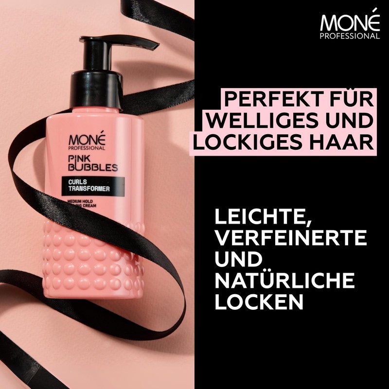 MONÉ Professional Curl Cream - Defining Curl Cream for Curly