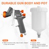 REFINE Air Spray Gun, Auto Paint Gun with 1.4/1.8/2.0mm Nozzle,