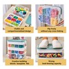 3 Layers Building Blocks Storage Plastic Storage Container Box Kid