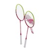 2 Player Badminton Racquets Adults Lightweight Carbon Fiber Rackets with