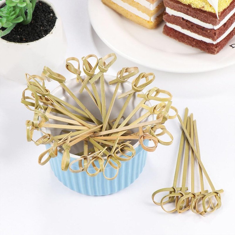 Yardwe 200 Piezas Cartel De Cóctel Pasteles De Café Pincho