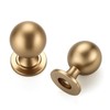 12 Pack Champagne Bronze Cabinet Knobs, Round Ball Knobs for