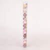 30mm/12Pcs Christmas Baubles Shatterproof Pale Pink, Christmas Tree Decorations Ball