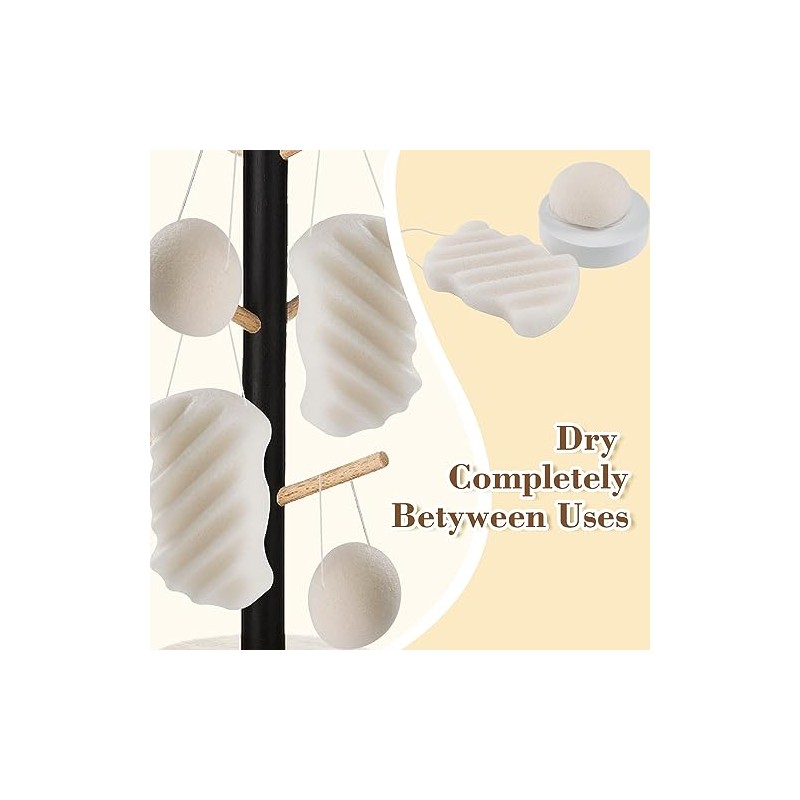 Set Esponjas Faciales Exfoliantes Orgánicas Konjac Exfoliante Facial Suave Uso