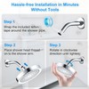 AISINYI High Pressure Rainfall Shower Head, 6 Inches Luxury Modern