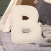Perfeclan Letter Plush Pillow Decorative Throw Pillow Letter Hugging Throw