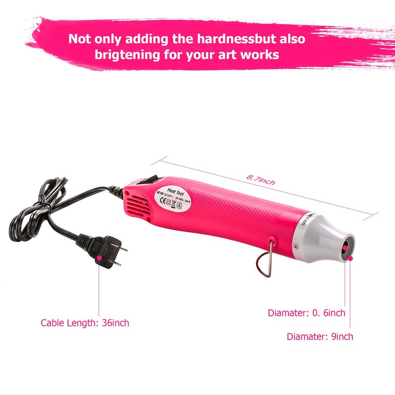 Heat Gun for Crafting - Mini Heat Tool for Epoxy