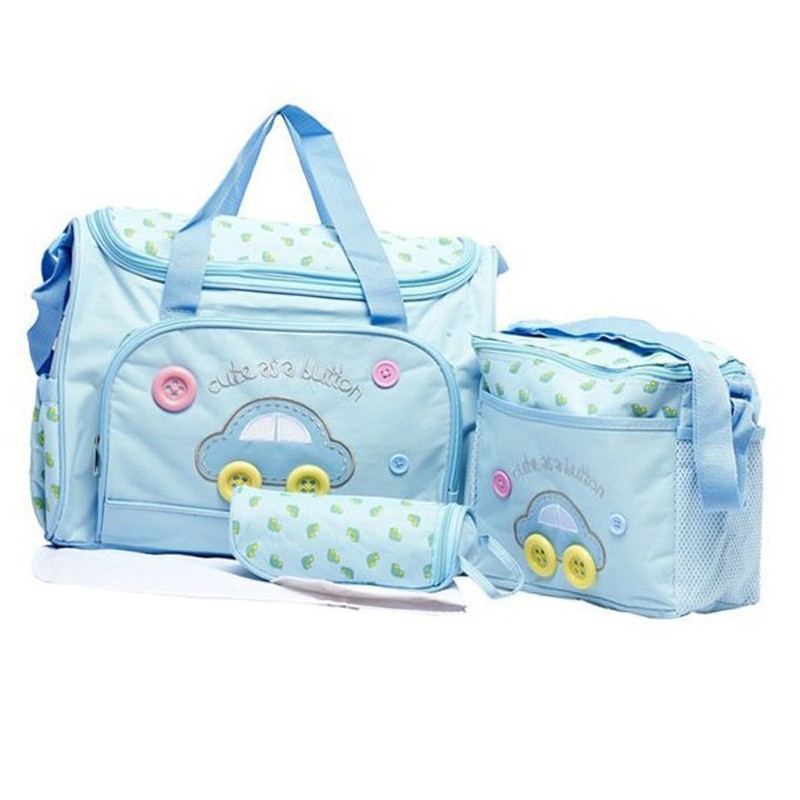 4pcs Multifunction Mommy Storage Bag Large Capacity Different Pockets Baby