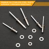 500Pcs 304 Stainless Steel Pop Rivets Kit, 9 SAE Sizes,