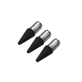 Troika 99Z131 Refill Set for Construction Endless Pencil, Hardness HB, Graphite Powder and Metal, Colour: Anthracite, Set of 3, Size: 15 x 5 x 5 mm