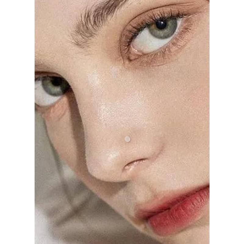 AceFun 18g Clear Nose Studs for Work School L Shape