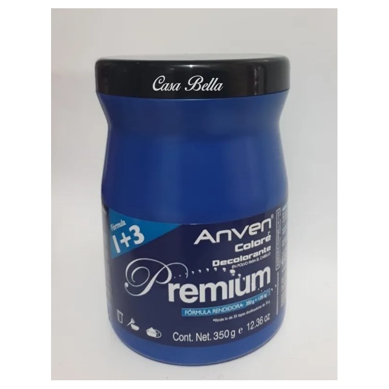 Kit Polvo Decolorante Anven Premium+peroxido 20vol+anvenplex