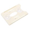 Gatuida Windshield IC Card Holder, Plastic Badge Holder with Suction