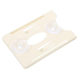 Gatuida Windshield IC Card Holder, Plastic Badge Holder with Suction Cups Parking Permit Holder Toll Pass Sign Holder for Vehicle Management
