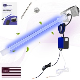 Mammoth BioShieldUV® 18W 24V HVAC UV Light Air Purifier Bulb Magnetic Holder Powered by HVAC Ballast - Air Filter UV Lamp for Air Conditioner, UVC Light for AC Air Conditioner (18W-AC)
