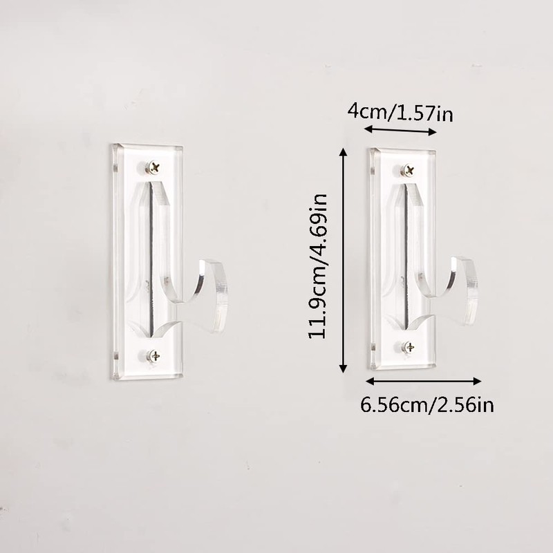 WANLIAN Sword Wall Mount Acrylic Wall Mounted Hook Samurai Sword