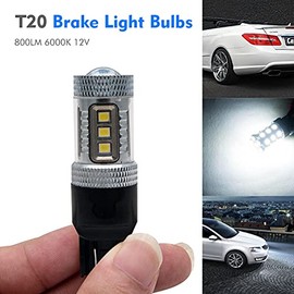 Baceyong 2X T20 7443/7440 W21 / 5W LED Daytime Running Light Brake Light for Car Brake Light Tail Light Rear Fog Light