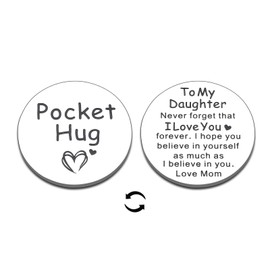 Daughter Christmas Gifts for Teenage Girl Stocking Stuffers Daughter Birthday Gifts from Mom to My Daughter Pocket Hug Gift Sweet 16 Gifts for Girls Christmas Stocking Stuffers for Teen Girls