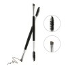 Brocha Doble Para Ceja Cepillo Pestañas 2 Cabezas Maquillaje
