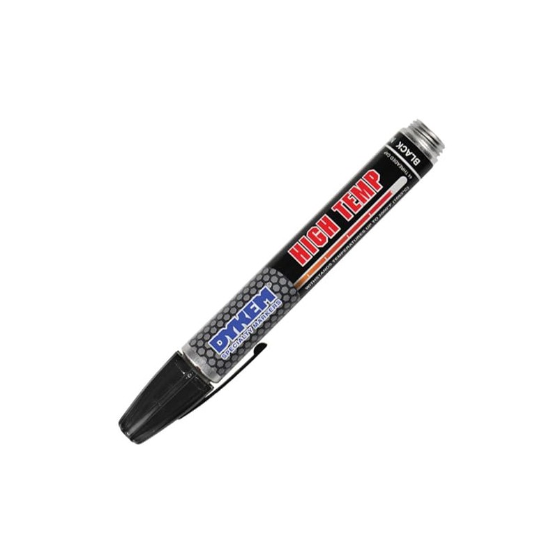Dykem High Temp Fusing Pen - Black - Medium Point