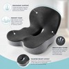 Memory Foam Lumbar Support Pillow for Sitting Comfort – Waist